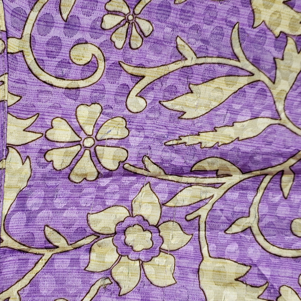 Darn Good Yarn Sari Silk Wrap Skirt Tea Goddess - Picture 9 of 16